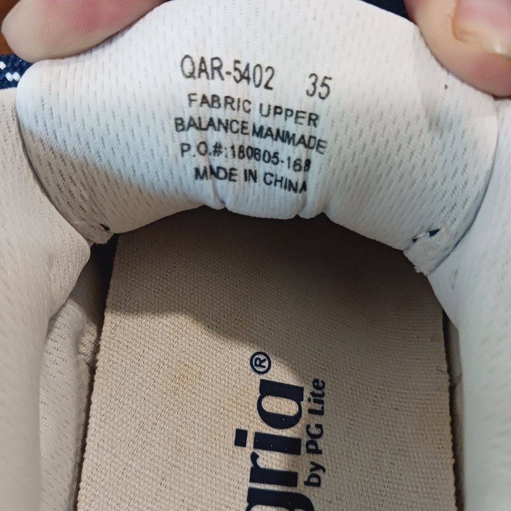 Alegria TRAQ Qarma in Paths Navy Size 35 (US 5/5.5) - Picture 6 of 8